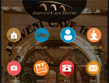 Tablet Screenshot of jervenicavehotel.com